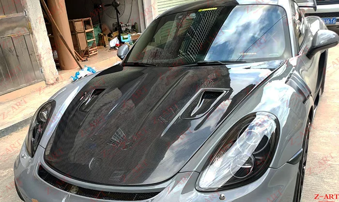 Z ART GT2 RS передняя крышка багажника для Porsche 981 из углеродного волокна Boxster Cayman 2013 2018