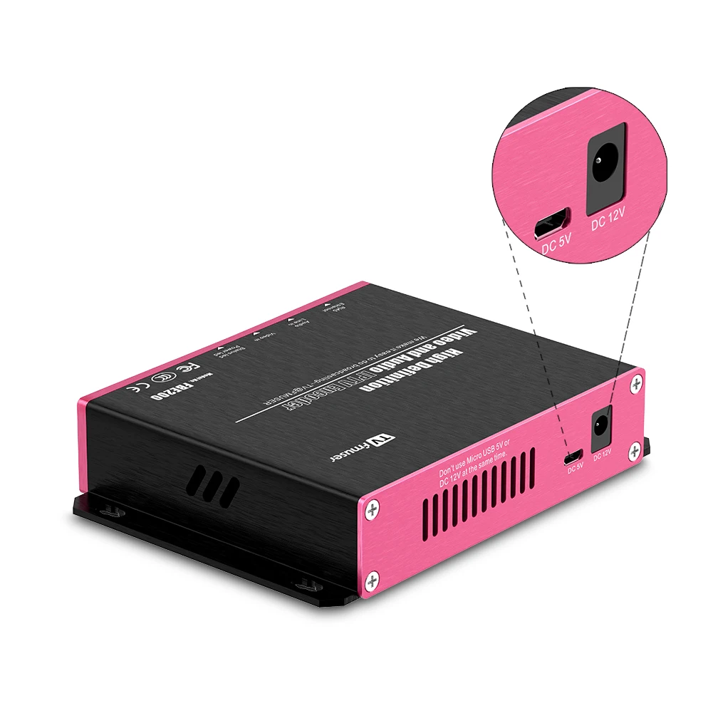 FMUSER FBE200 LAN H264 H265 M3U/M3U8 IPTV HDMI кодировщик прямой трансляции видео портативный|hdmi h.264