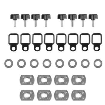 

Cool For Jeep Wrangler'S Screw Set Mixed Auto Fastener Clip High Quality Removal with Nuts Kit for Jeep Wrangler Car Accessories