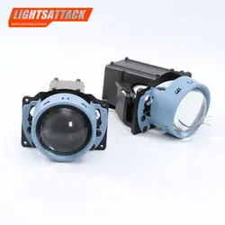 LIGHTSATTACK 3 дюймов 100W 5000K Bi светодиодный объектив фар АВТОМАТИЧЕСКИЙ ПРОЕКТОР H4 H7 9006 светодиодный комплекты для модернизации освещения