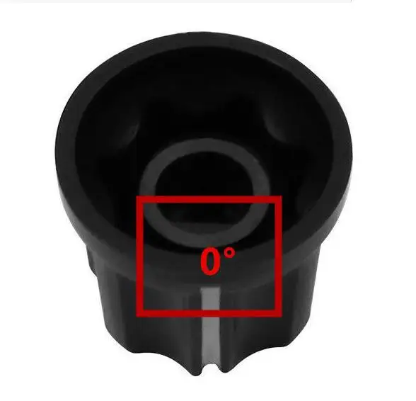 FLEOR 20PCS Manopole Per Bassi 180° Pulsanti Amplificatore Albero - Foto 2