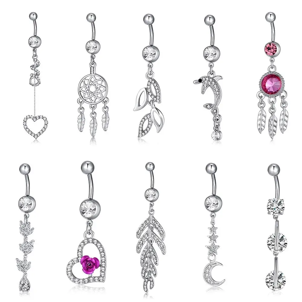 Щепка серьги для пирсинга пупка пирсинг Кольца Хирургическая Сталь аксессуары