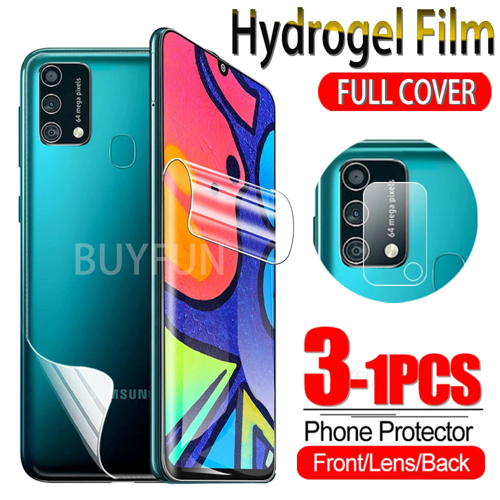 1-3 шт. Защитная пленка для Samsung Galaxy F41 передняя и задняя Гидрогелевая стекло камеры