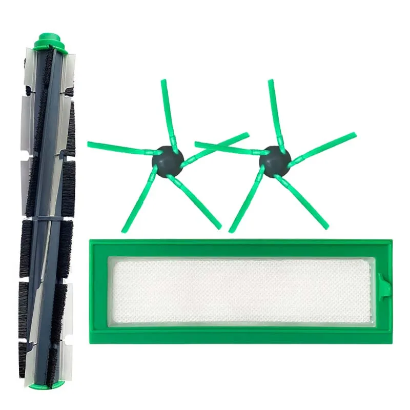 Main Roller Brush Dust Filter Side Hepa Filters For Vorwerk Kobold VR200 VR300 Vaccum Cleaner Brushes Accessories | Бытовая техника