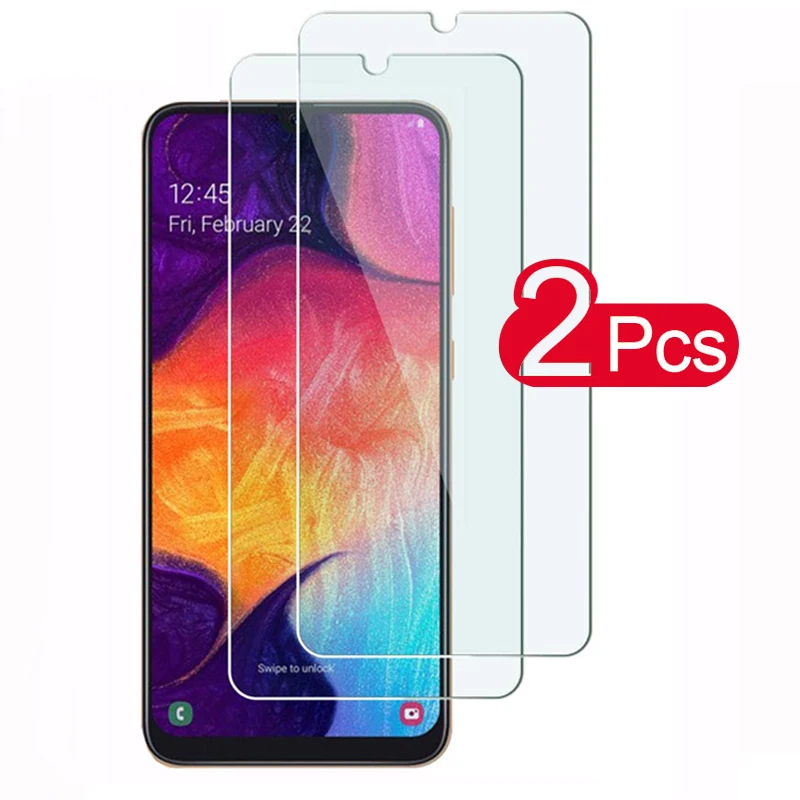 2Pcs-Tempered-Glass-For-Samsung-Galaxy-A10-A20-A30-A40-A50-A60-A70-A90-M10-M20