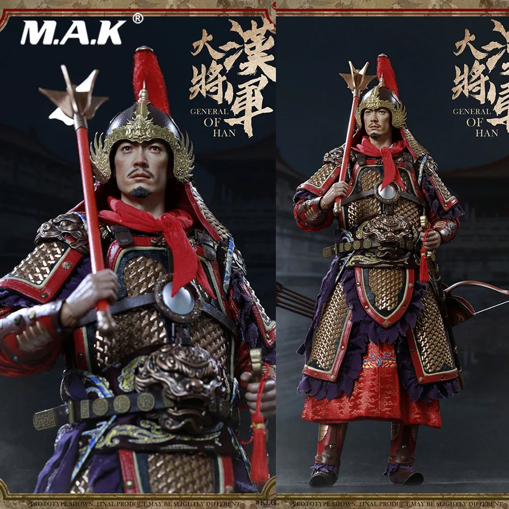 KLG 1/6th KLG-R017 Ancient General Yuan Bin 12"Male Action Figure Model Toys 