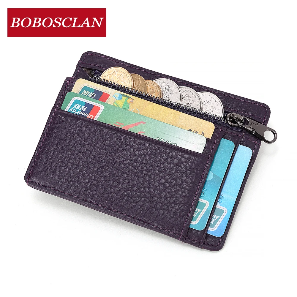 Женский кошелек BOBOSCLAN из натуральной кожи дамские бумажники с Rfid защитой