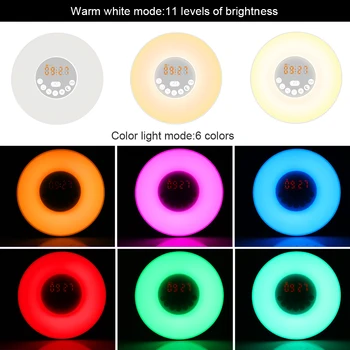 

New Gradual Change Luminance LED Warm Light Morning Wake-up Light
