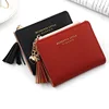 2022 Tassel Women Wallet Small Cute Wallet Women Short Leather Women Wallets Zipper Purses Portefeuille Female Purse Clutch ► Photo 1/6