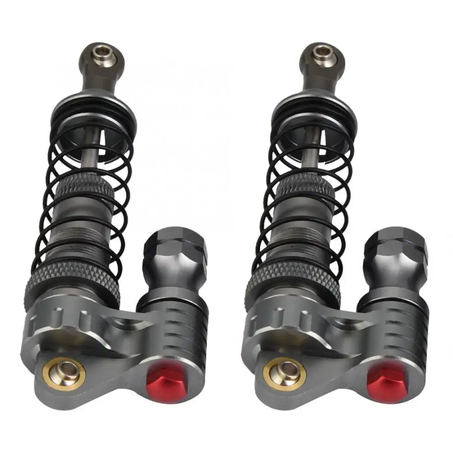 

2PCs 90MM RC Shock Absorber High Quality Metal Shock Absorber Damper for Axial SCX10/D90/-4 1/10 RC Crawler Climbing Car