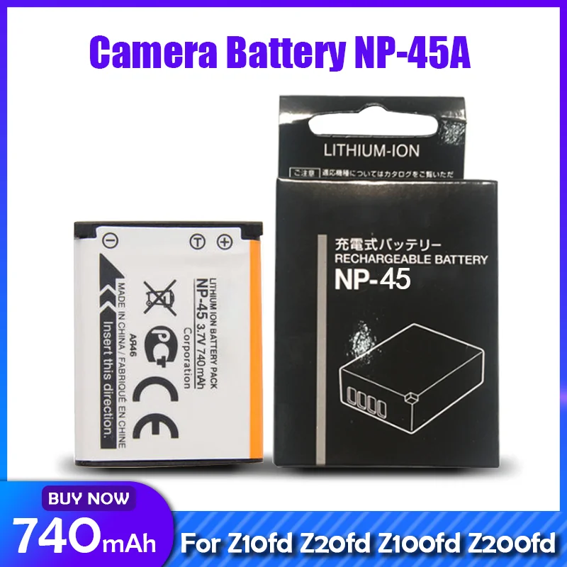 Battery Camera Fujifilm Np 45a Camera Battery Fujifilm Np 45