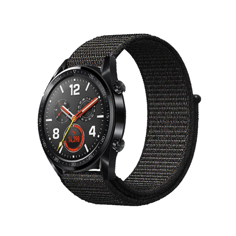 Тканый нейлоновый ремешок HUAWEI WATCH 22 мм GT/GT активный ремешок для браслета HONOR Watch волшебный ремешок для часов