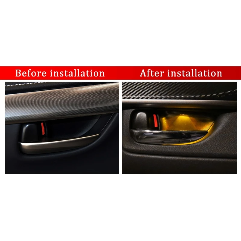 Pcmos Автомобильная декоративная лампа, атмосферный светодиодный светильник для Lexus NX200t NX200 NX300h-, интерьерный светильник в виде звезды, дверной автомобильный светильник