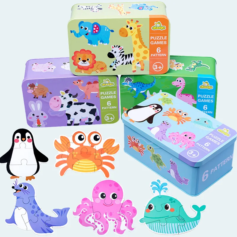 

Vokmascot Wooden Puzzle Kids Toys for Children