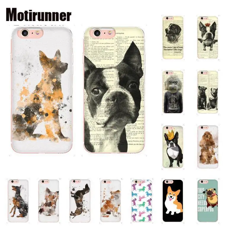 Brand Bulldog Pit Bull Lovely Pet Dog Pitbull Phone Case For IPhone 6S 6plus 7 7plus 8 8Plus X Xs MAX 5 5S XR 10 11 Pro Max | Мобильные
