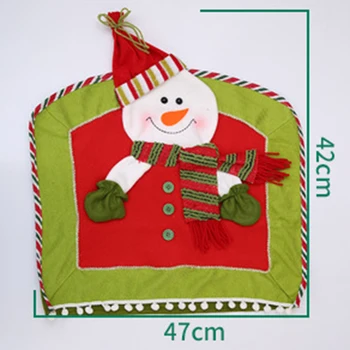 

1pc Xmas Chair Cover Christmas Decoration Chair Covers Dining Seat Santa Claus Home Party Decor New