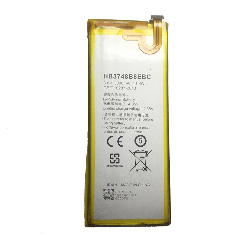 Сменный аккумулятор для телефона HB3748B8EBC для huawei C199 C199-CL00 Ascend G7 G7-TL100 3000 мАч