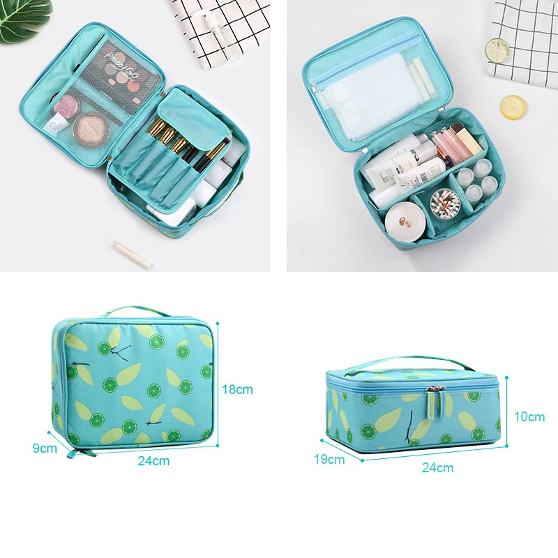 High Quality Travel Cosmetic Bag Convenient Waterproof Travel Storage Accessories Ladies Multifunctional Portable Cosmetic Bag