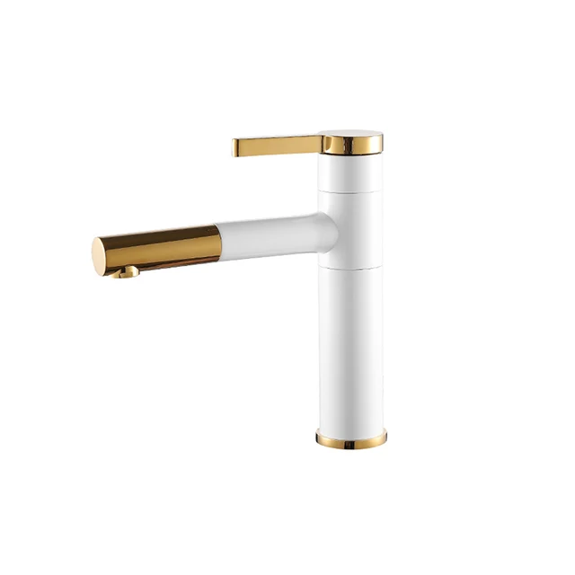 White Golden Faucet