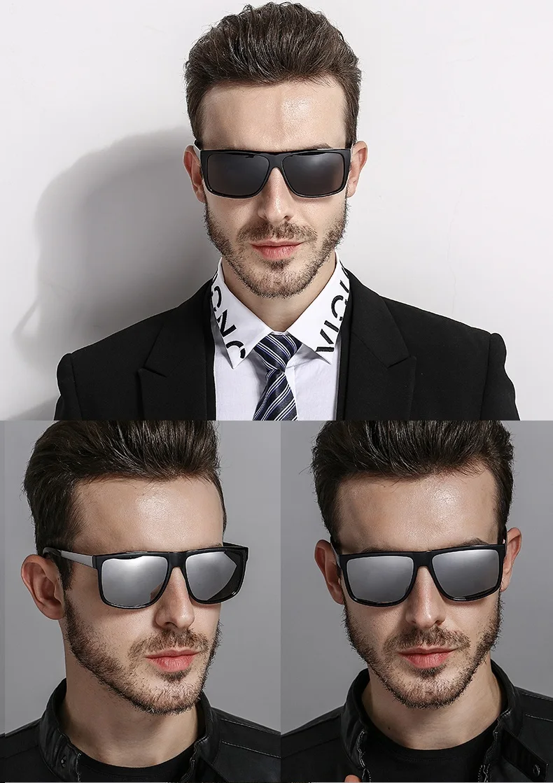 Классические поляризационные Винтажные Солнцезащитные очки, мужские Модные ретро очки для вождения, фирменный дизайн, зеркальные солнцезащитные очки, солнцезащитные очки, UV400