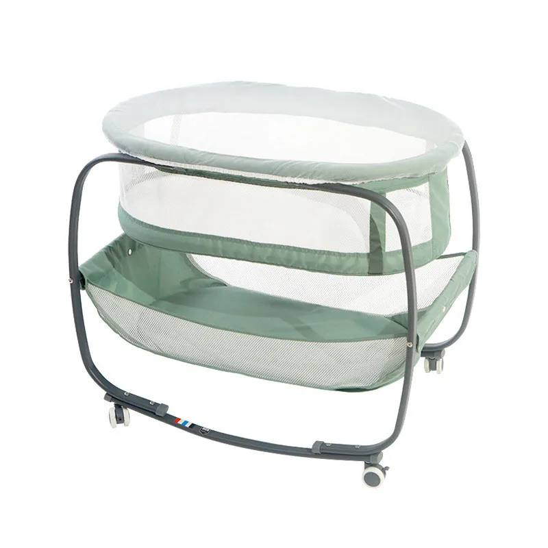 0-12 Months BB Portable Removable Bunk Bed Infant Home Use Mosquito Repellent Breathable Kids Sleeping Bed Baby Newborn Shaker09