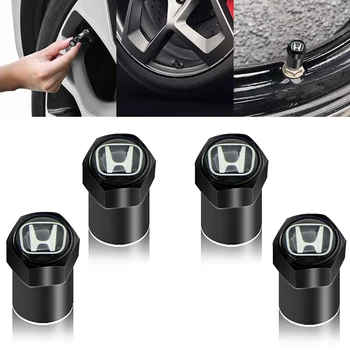 

4pcs Wheel Tire Parts Valve Stem Caps Cover for Honda CBR300RR CBR600RR CBR1000RR CBR500R CBR650F VFR800 1200 VTX1300