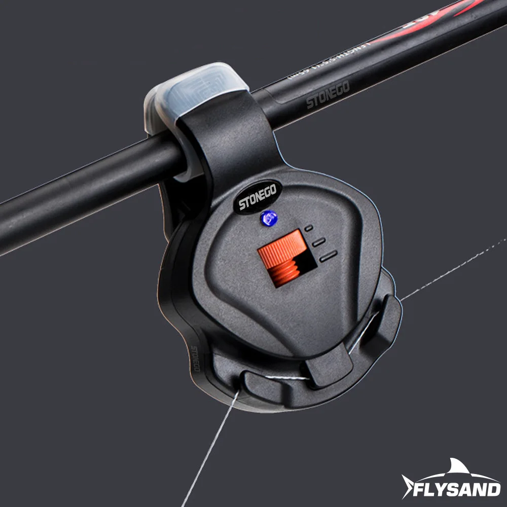 FLYSAND Fishing Bite Alarm Electronic Fish Alarm Bite Sensor Indicator Alarm Fishing Bite Sound Alert Sensitive Indicator