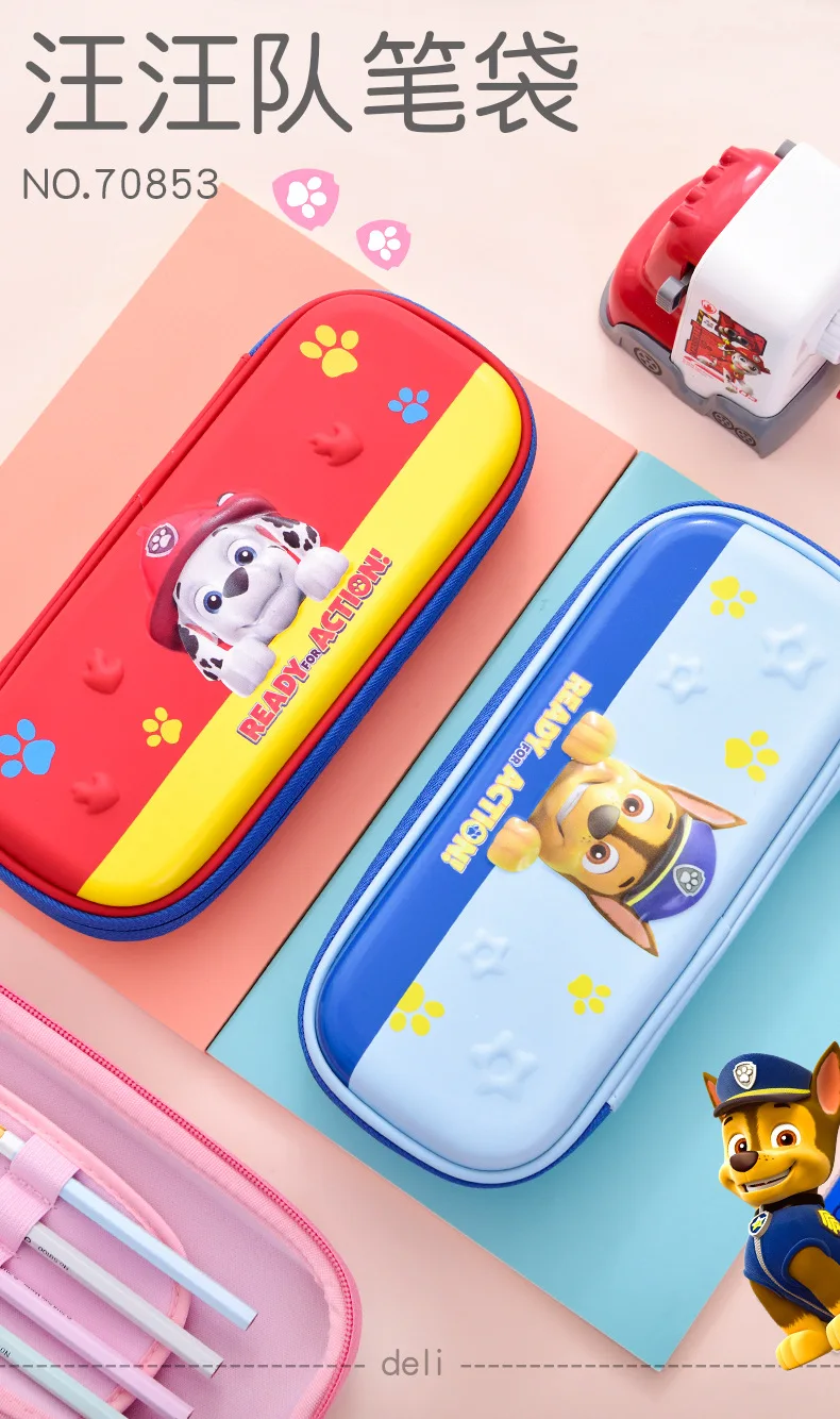 Paw Patrol карандаш для школьников EVA материал мультяшный рисунок чехол для карандашей Большой Вместительный чехол для карандашей