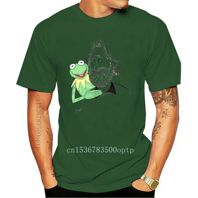 Новинка Мужская футболка Kermit &amp amp Jim Henson мультяшная женские футболки Топ | одежда