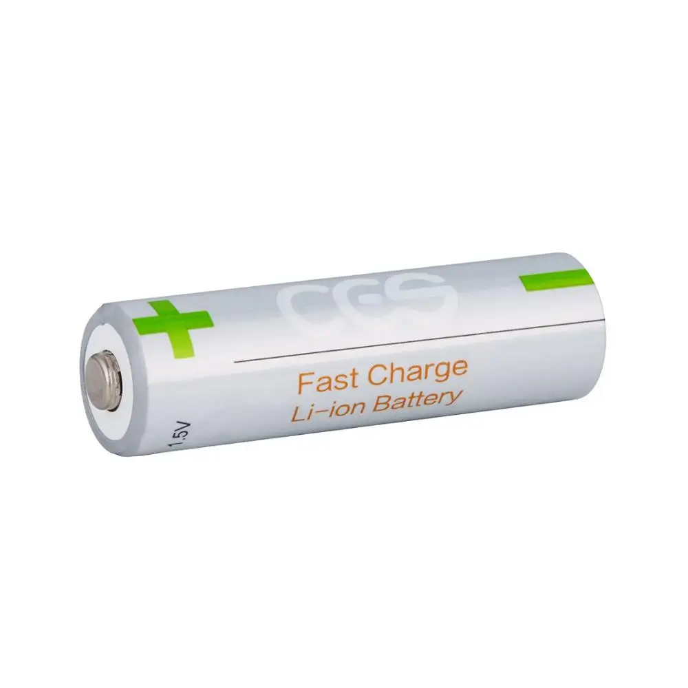 

2PCS AA 1.5V battery constant voltage 2775mWh rechargeable lithium battery