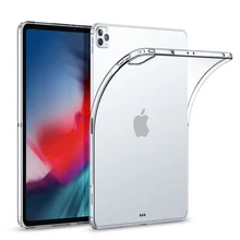 Tpu caso claro para ipad pro 12.9 11 caso mini 6 2021 silicone transparente ultra fino capa para ipad ar 4 caso coque acessórios