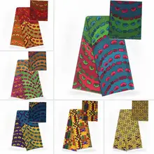 Шелковая ткань африканская ткань с принтом африканская ткань ткань нигерийская Анкара африканская восковая печать! YB02