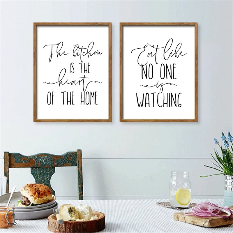 The-Kitchen-Is-The-Heart-Of-The-Home-Quotes-Posters-and-Prints-Funny-Kitchen-Wall-Art (2)