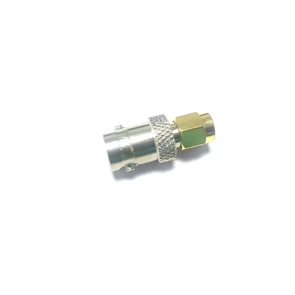 1 шт. BNC Женский переключатель SMA мужской разъем прямой RF коаксиальный адаптер