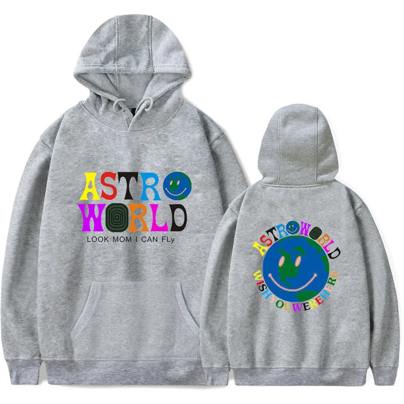 С изображением Трэвиса Скотта ASTROWORLD WISH YOU WAS HERE Hoodies модная толстовка с текстовым принтом в уличном стиле мужской пуловер Толстовка