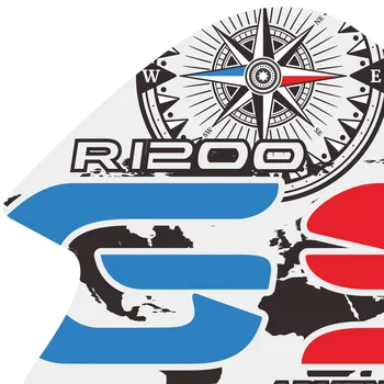 

For BMW R 1200 GS Sticker Oil Gas Fuel Stickers Decals Adventure R1200GS R1200 ADV GS Tank Pad Protector 2014 - 2018 1200