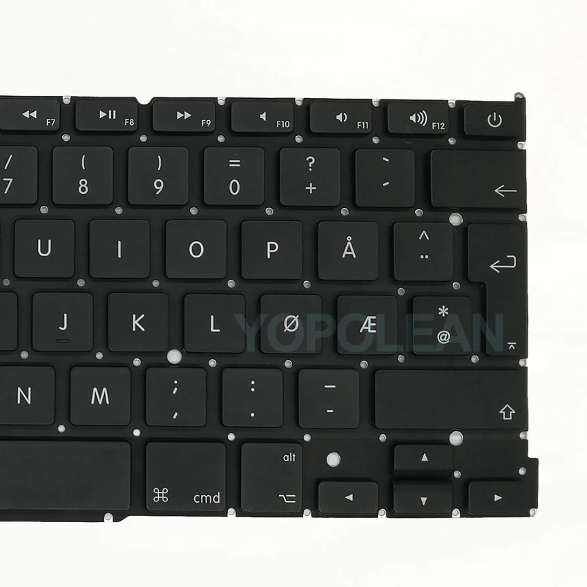 3 Pcs New Norway Norwegian Keyboard with Backlight For Macbook Pro Retina 13" A1502 2013 Years