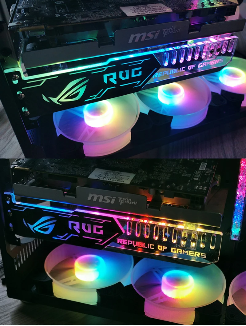 gpu de 5v, 4 pinos, aura water cooler