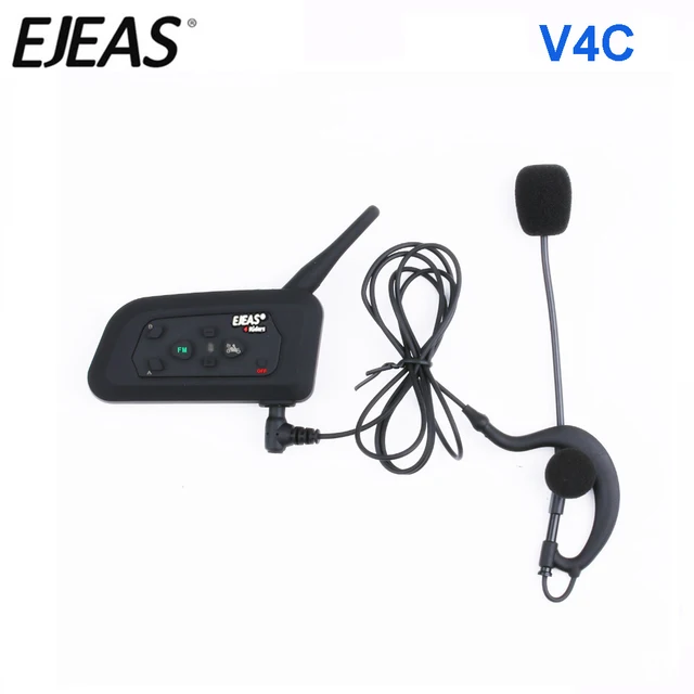 3 Users Football Referee Intercom Headset EJEAS V4C 1200M Full Duplex Bluetooth Headphone Soccer Conference Interphone 3