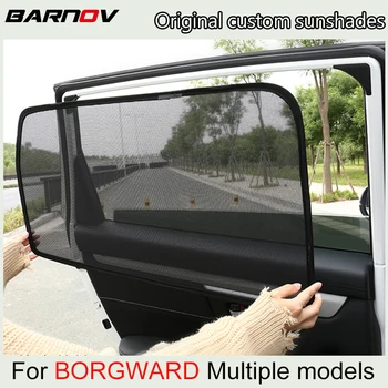 

BARNOV Car Special Curtain Window SunShades Mesh Shade Blind Original Custom For BORGWARD BX7 BX5 2016-2018