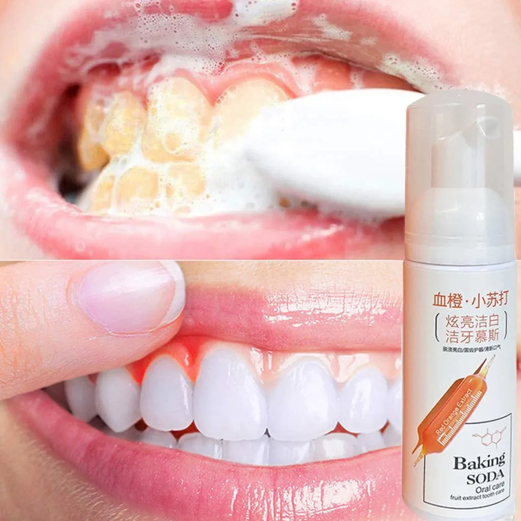 

60ml Toothpaste Whitening Foam Natural Mouth Wash Water Teeth Whitening Toothpaste Liquid Oral Hygiene Toothpaste ##0