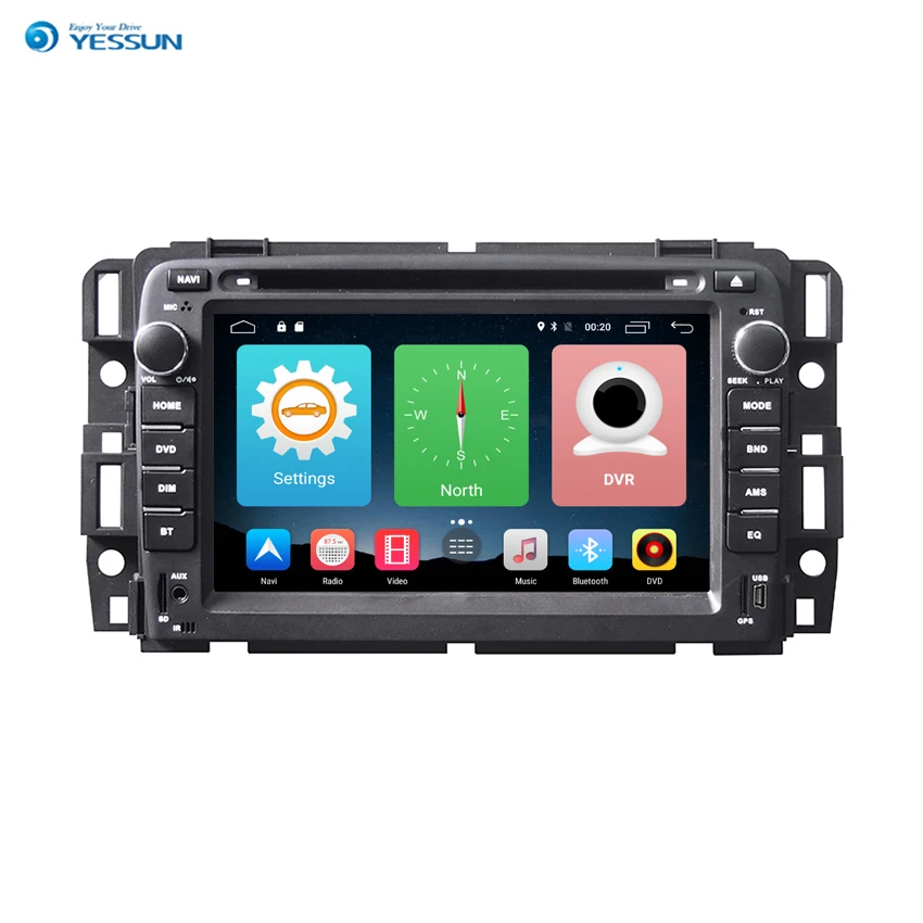 Yessun для Gmc YUKON 2008 ~ 2012 Android автомобильный навигатор GPS HD сенсорный экран Мультимедиа