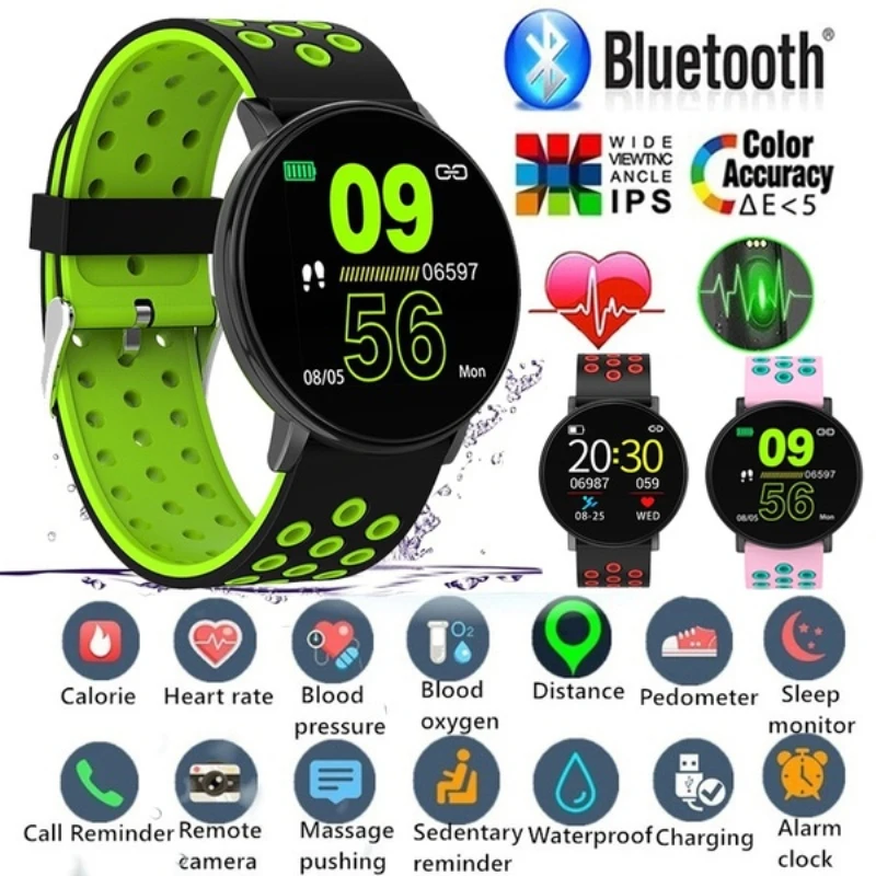 

S8 Smart Watch Fitness Tracker Heart Rate monitor Smart watch Blood Pressure Oxygen Waterproof Bracelet Wrist Watch Android IOS