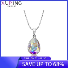 Xuping מים צורת Pendantl שרשרת קריסטלים סברובסקי באיכות גבוהה תכשיטי טרנדי מתנות לנשים M59-30192(China)