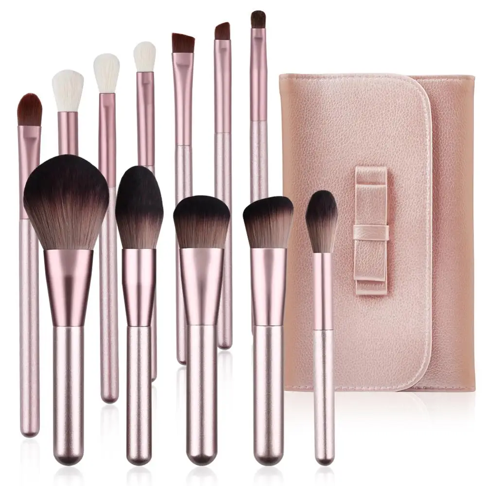 

Makeup Brushes Set WeChip 12pcs Premium Makeup Brush Kit Kabuki Foundation Face Powder Blush Eyeshadow Concealers Cosmetic Brush