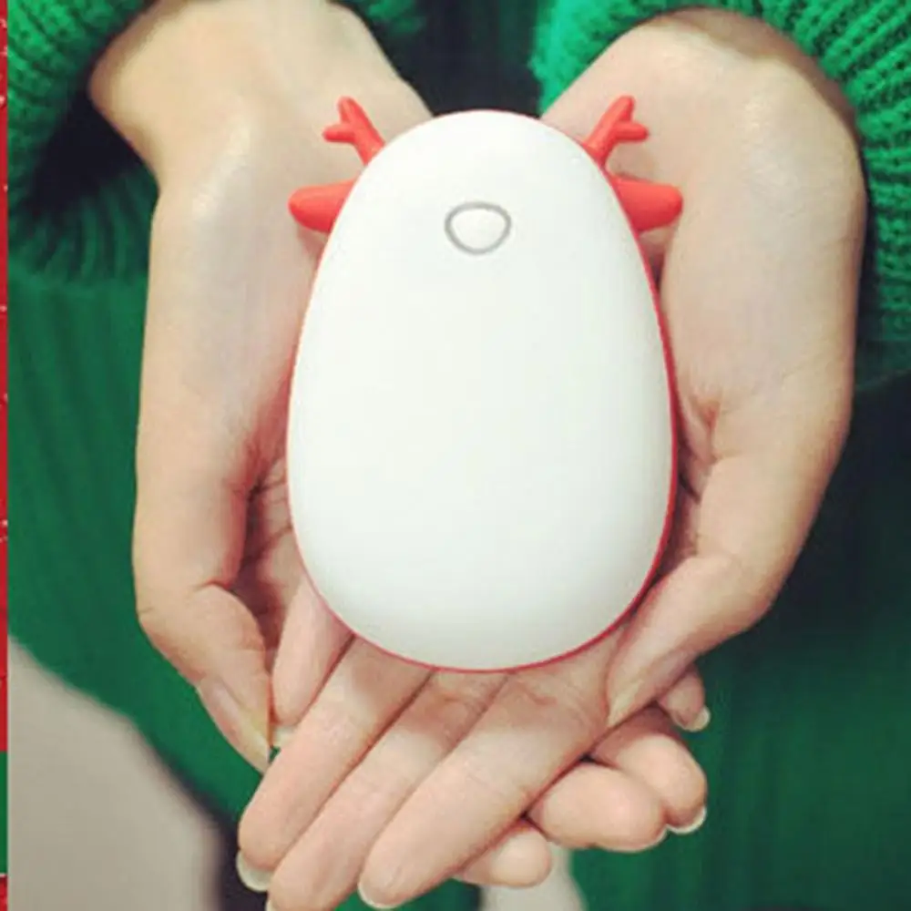 

Portable Universal Hand Warmer Massage Charging Po Waterless USB Charging Hand Warmer Pebble Mobile Power Gift