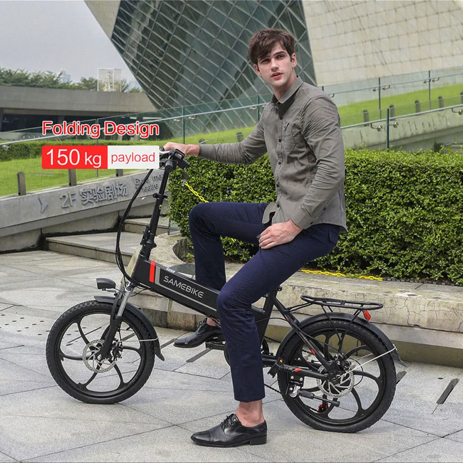 Европейский склад Samebike LO26 электрический велосипед складной 48 В 350 Вт/500 Вт E
