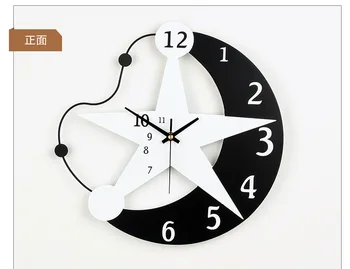 

Large Modern Wall Clock Minimalistic Kitchen Clock Fashion Children Room Silent Electronic relogio parede Watches QZE021