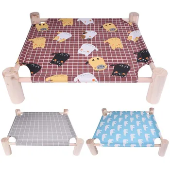 

Portable Raised Dog Bed Outdoor Breathable Cool Pet Elevated Cat Bed Pad Detachable Mats for Small Pet Camping Mat