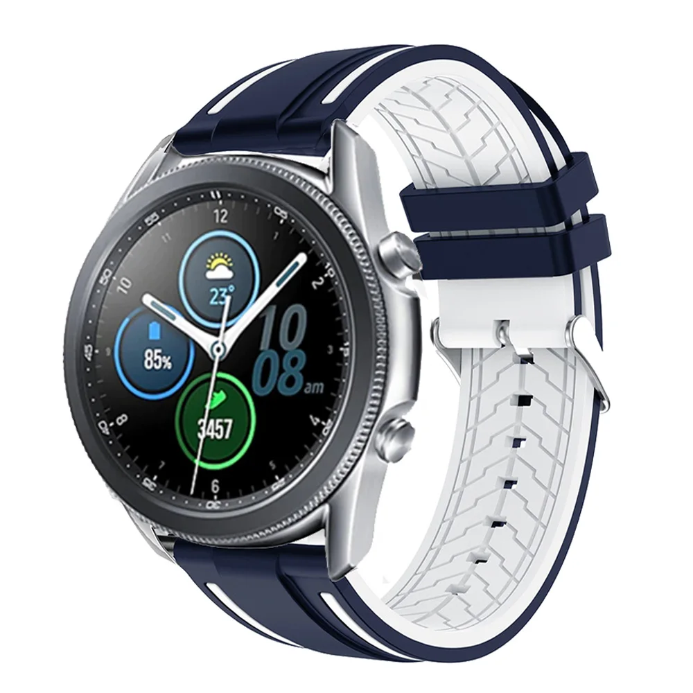 

22mm clock band for Samsung Galaxy observation 3.45mm gear S3 frontier Galaxy watch 46mm Correa sport watch strap wristband